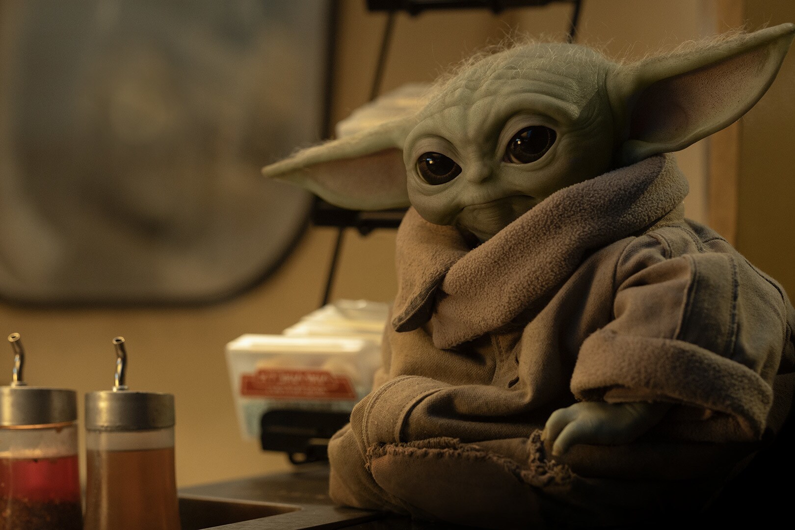 The Mandalorian and Grogu official Star Wars still for the Disney Plus streaming release